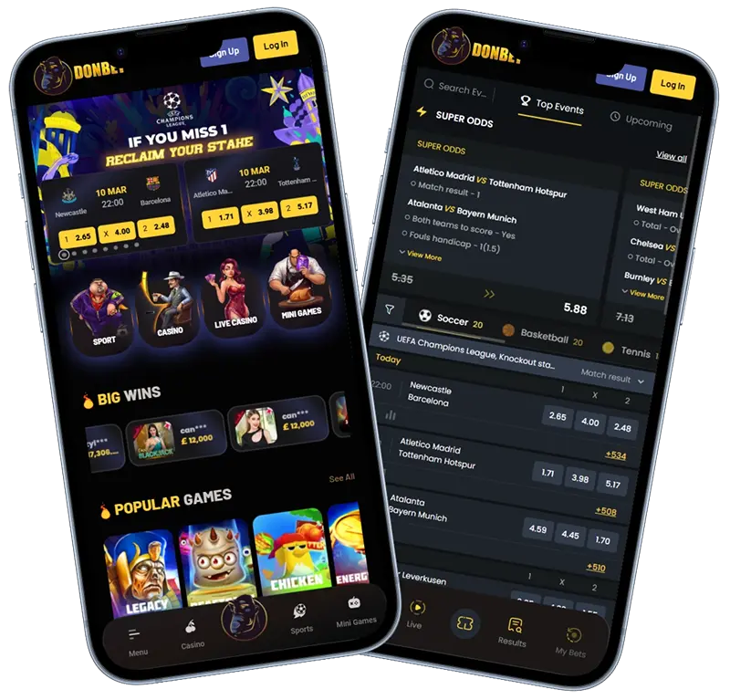 Donbet Casino mobile experience
